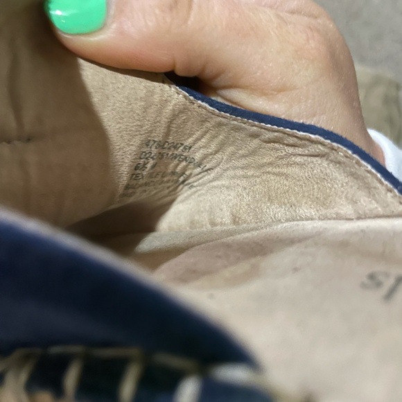 Blue Suede Slip-On Espadrilles - Picture 4 of 4